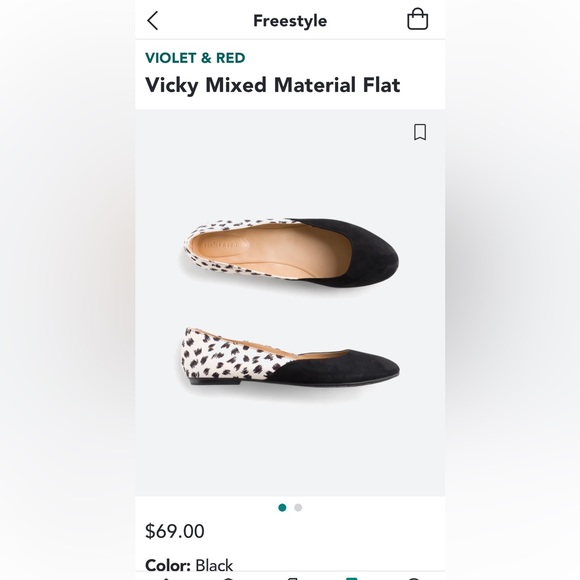 Violet & Red Vicky Mixed Martial Flat. 7.5 - Picture 5 of 5